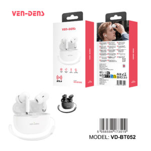 Vendez True Wireless Stereo Earphones Bluetooth 5.4 with Lanyard